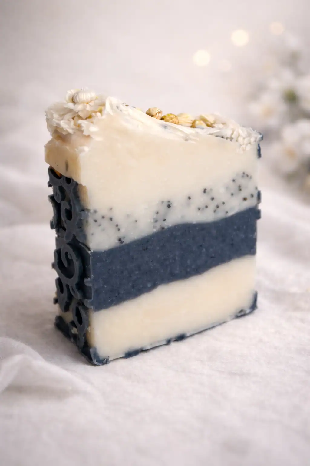 Натуральное мыло ручной работы с жасмином «Лунный жасмин» DUSHISTO